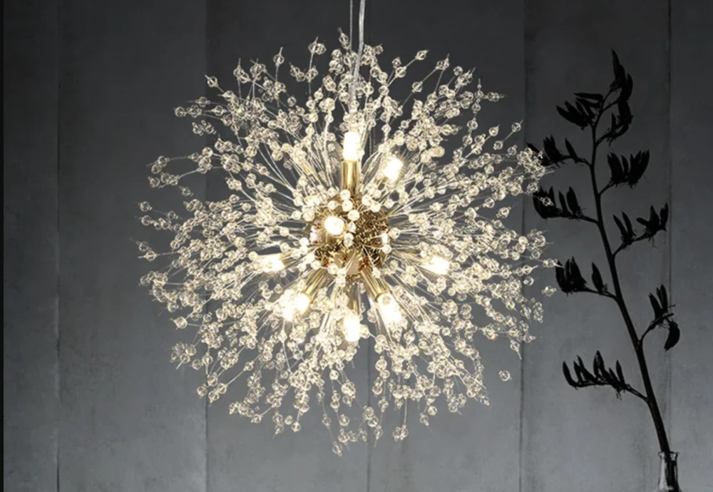 globe glass chandelier